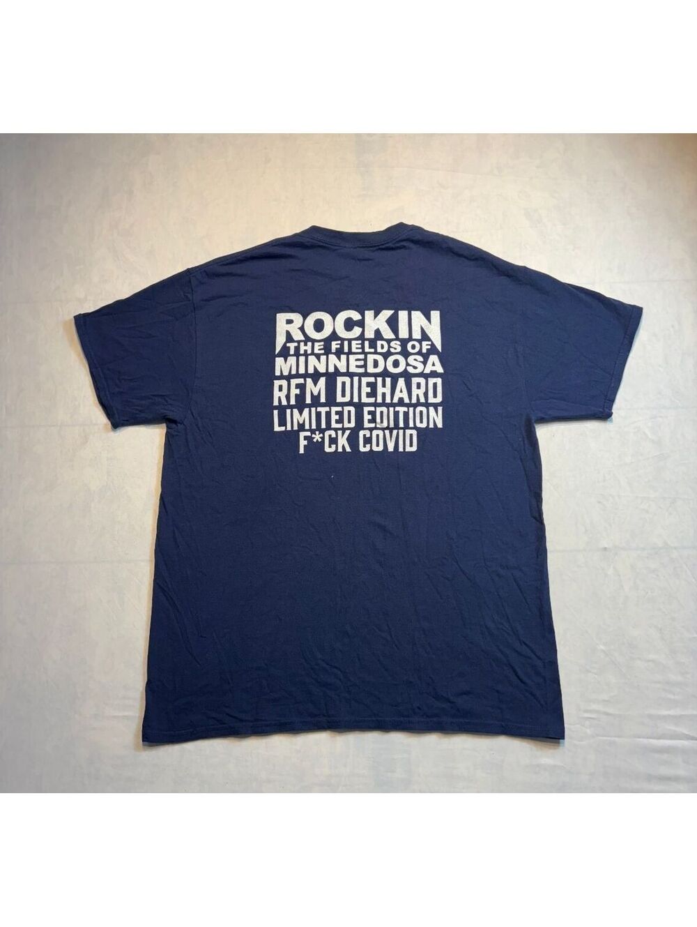 Rockin Minnedosa Limited Edition Navy Blue T-Shirt F*ckCovid